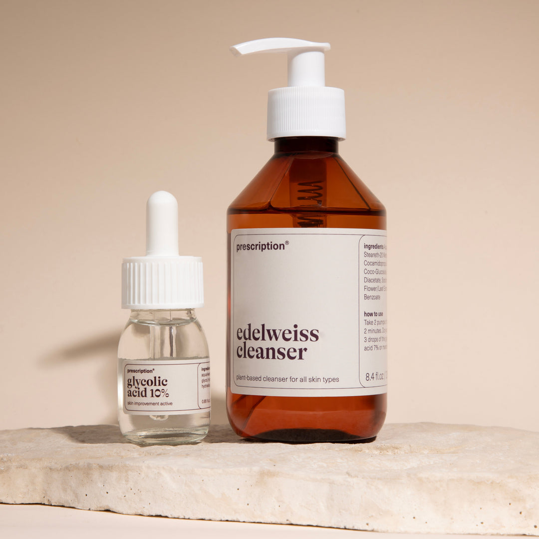 Glycolic Acid & Edelweiss Cleanser - skin duo