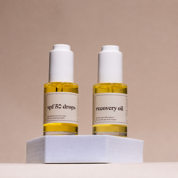 SPF50 drops & Recover Oil - Skin Duo