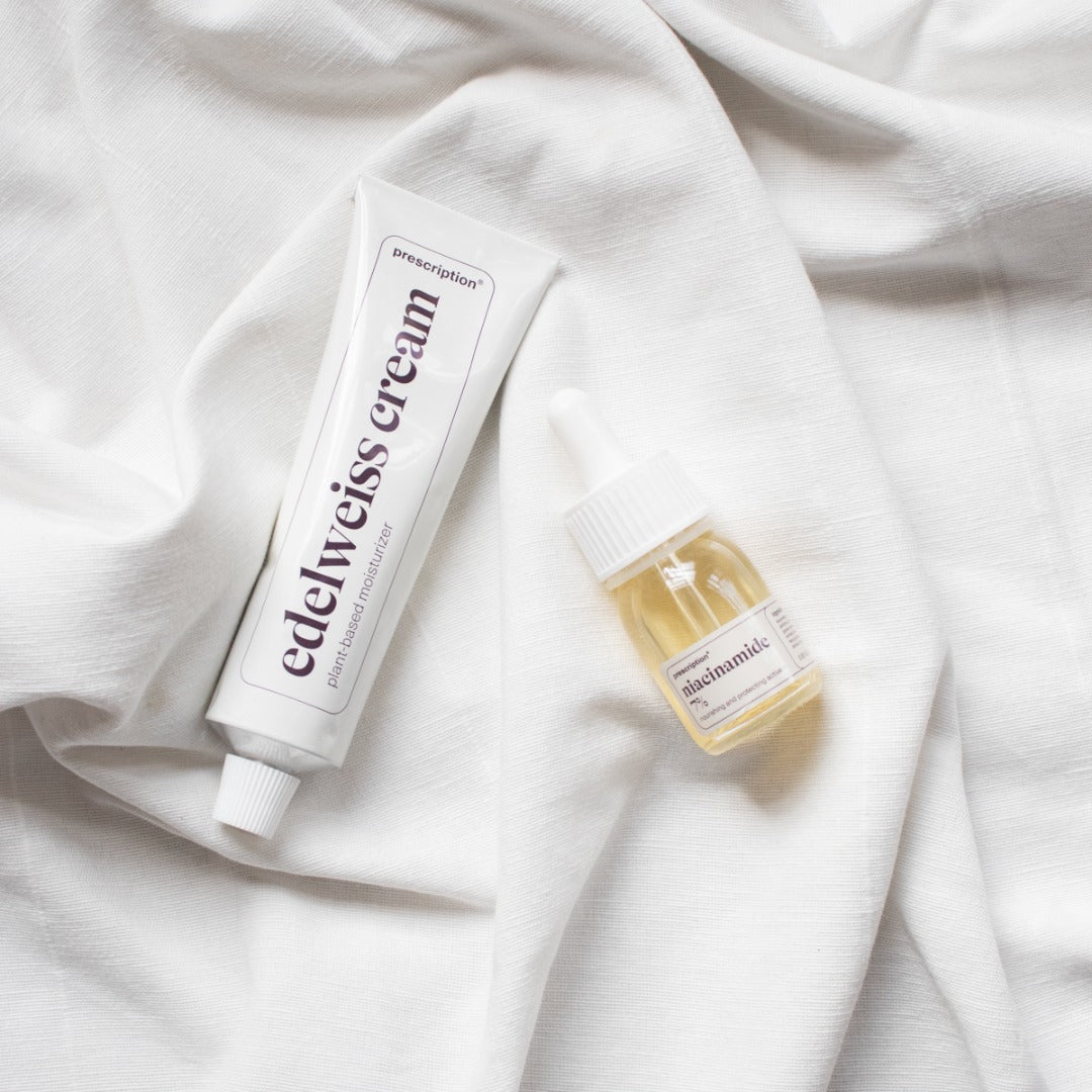 Niacinamide & Edelweiss cream - skin duo