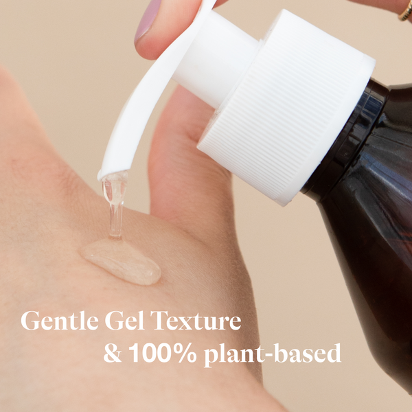 Zachte geltextuur van Prescription Skincare Edelweiss Cleanser, 100% plantaardig