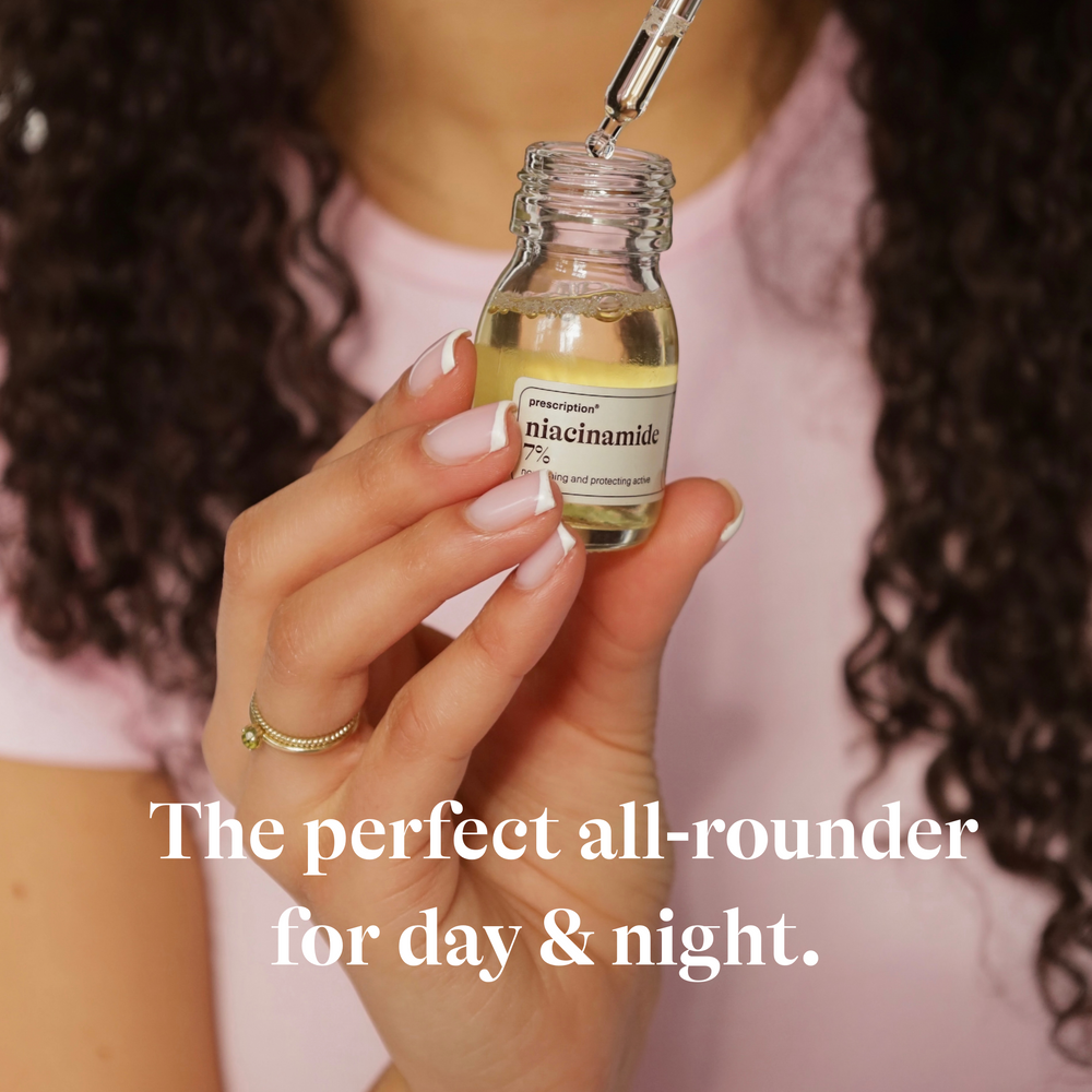 Prescription Skincare Niacinamide 7% flesje met pipet, kalmerende en beschermende active