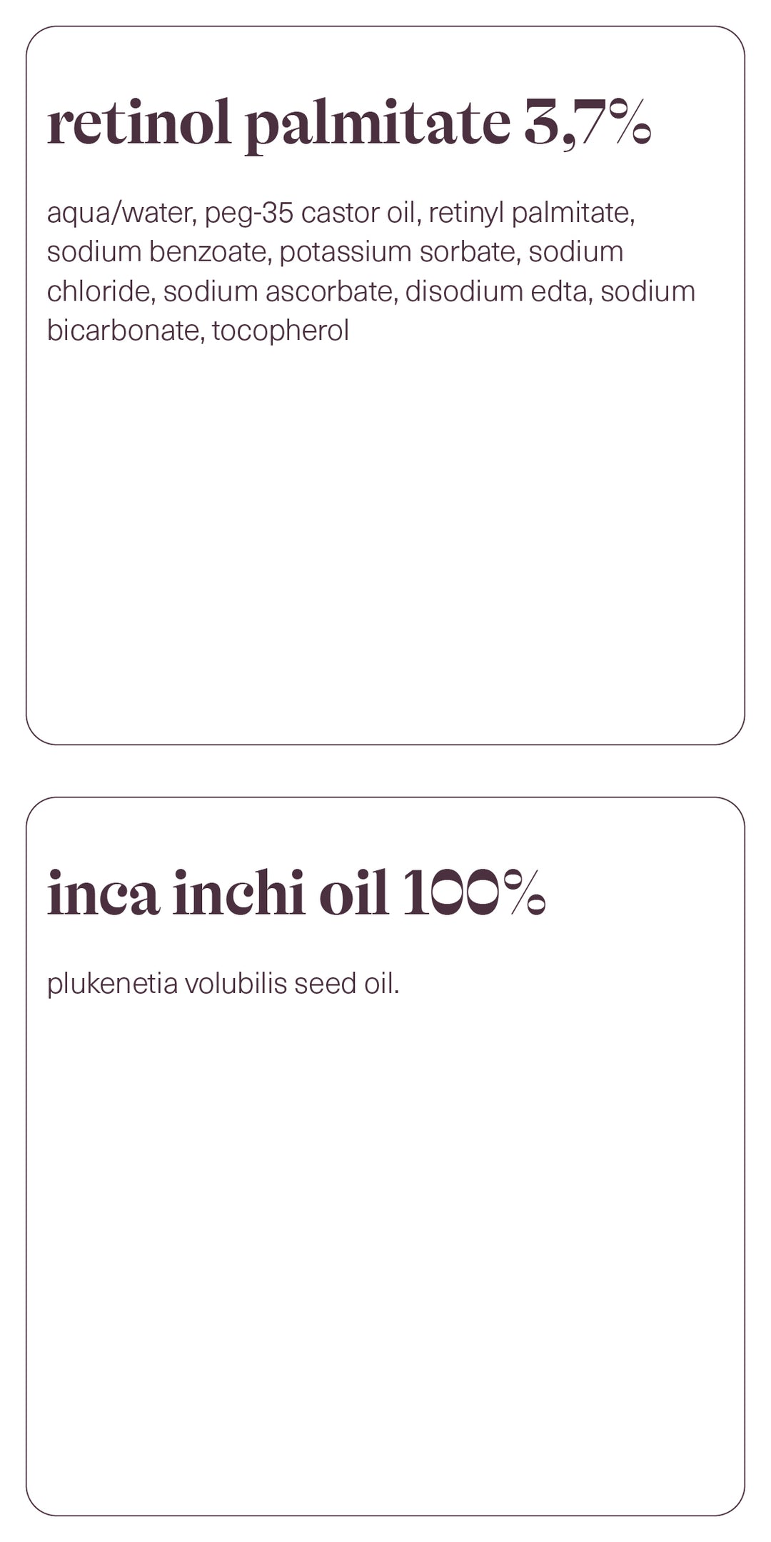 Skin Duo - Retinol + Inkaöl