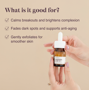 Prescription Skincare Mandelic Acid 20% kalmeert breakouts, vervaagt pigmentvlekken, ondersteunt anti-aging en exfolieert zacht
