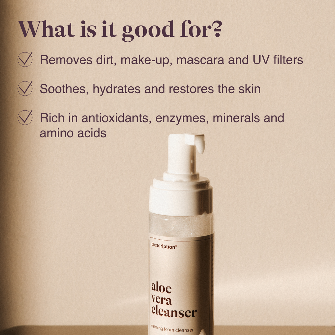 Schone en frisse huid na gebruik van Aloe Vera Cleanser – geen trekkerig gevoel