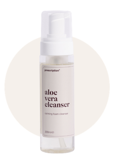 aloe vera cleanser - calming foam cleanser