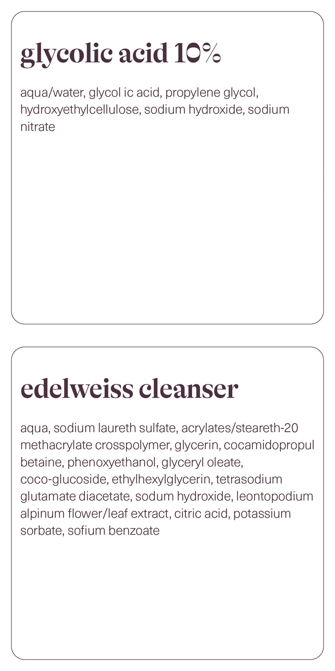 Glycolic Acid & Edelweiss Cleanser - skin duo