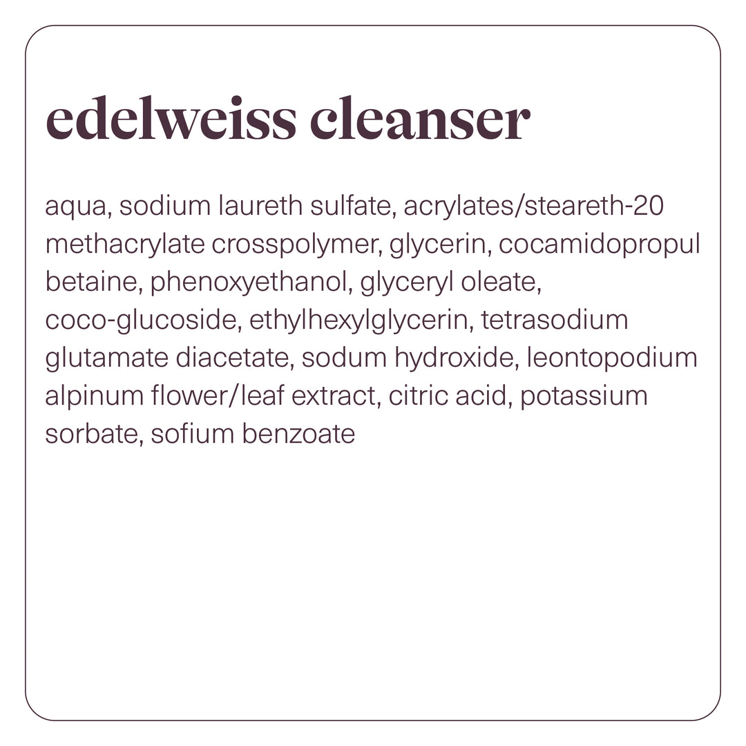 Edelweiss Cleanser - 250ml